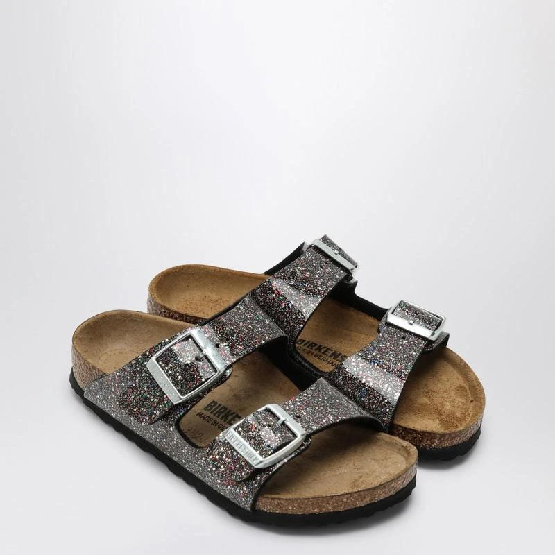 Birkenstock Slide Arizona Birko-Flor Cosmic Sparkle black 2
