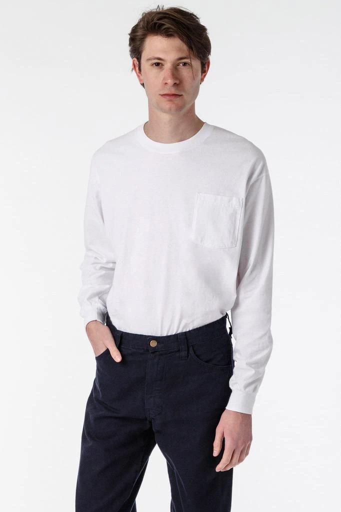 Los Angeles Apparel 1810GD - Long Sleeve Garment Dye Pocket T-Shirt 21
