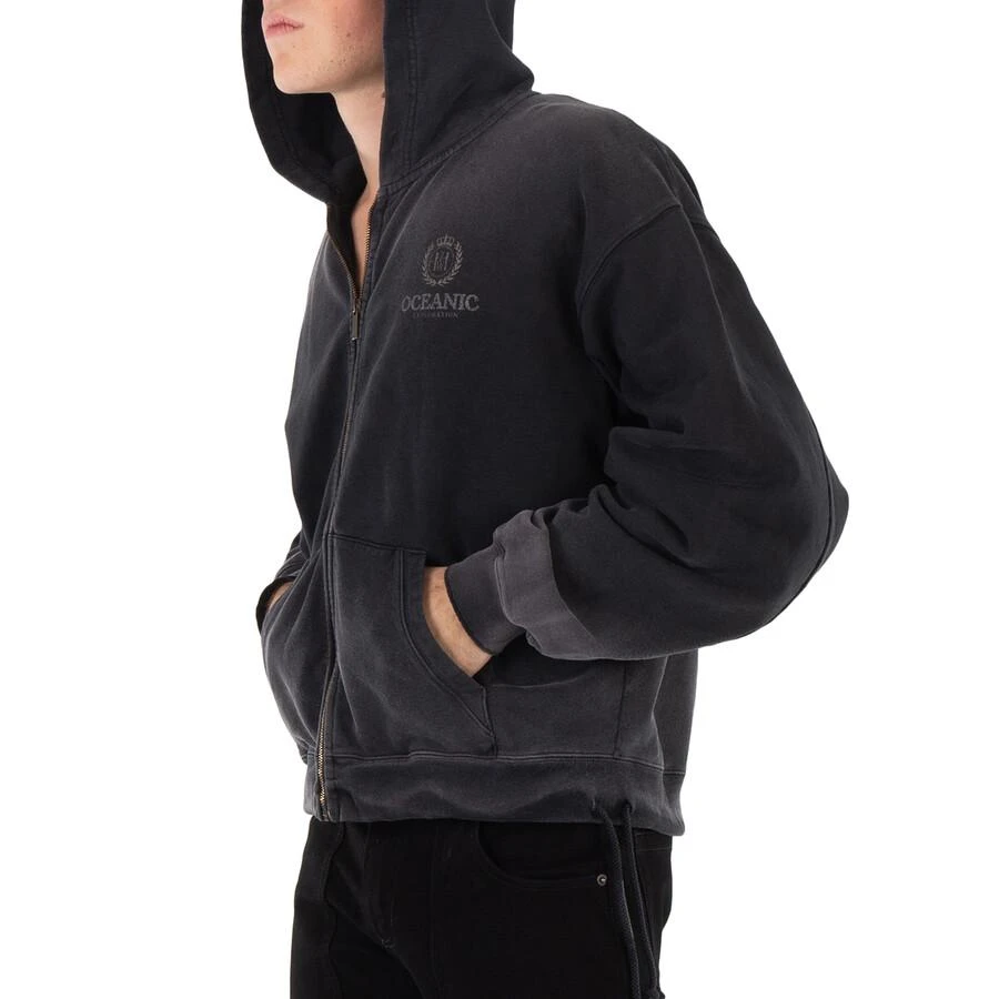 HOLZWEILER Holzweiler M. Omen Oceanic Zip Hoodie, Size Small 2