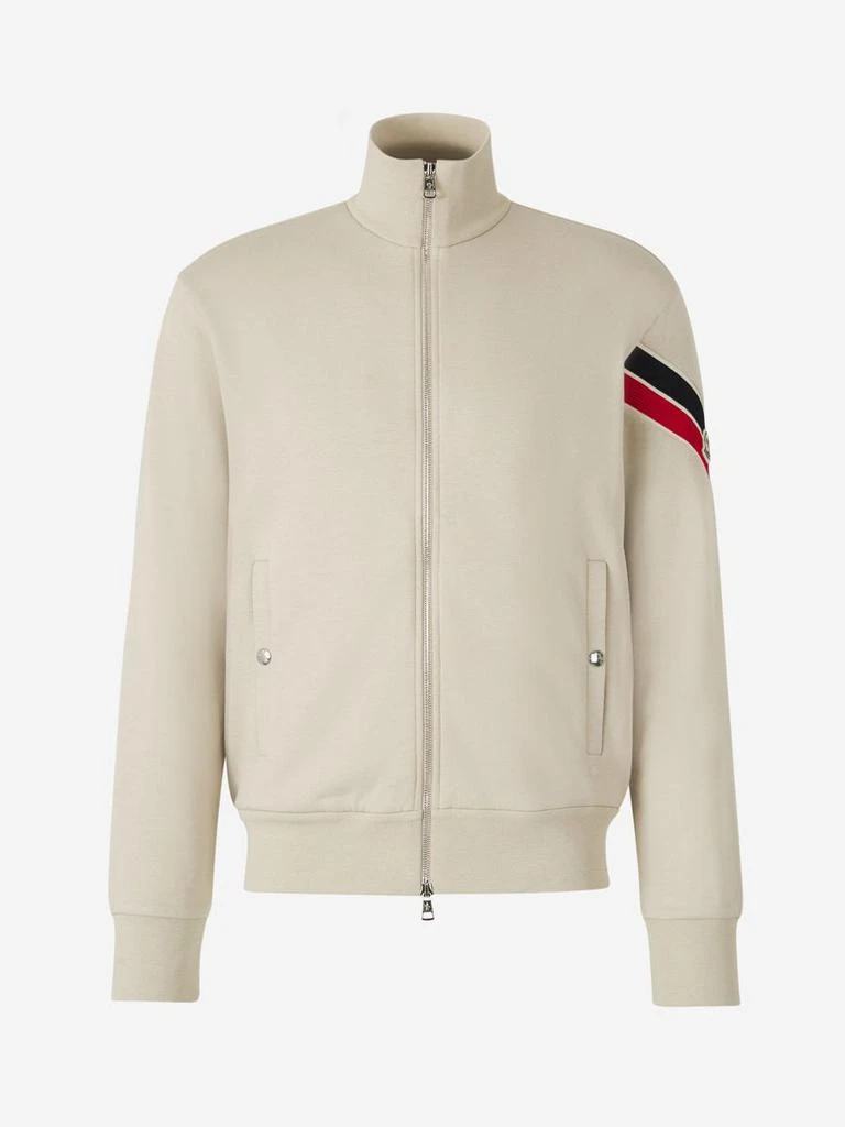 Moncler Moncler Tricolor Logo Zipper Sweatshirt 1