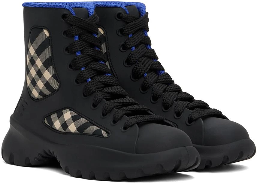 Burberry Black Rubber Boulder Boots 4