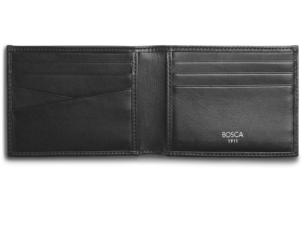 Bosca Nappa Vitello Small Bi-Fold Wallet