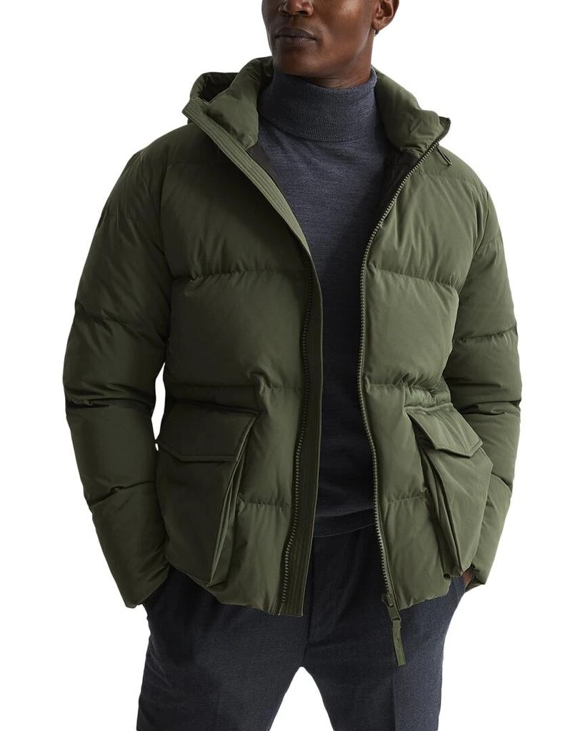 REISS Ryder Hooded Short Puffer Jacket 1