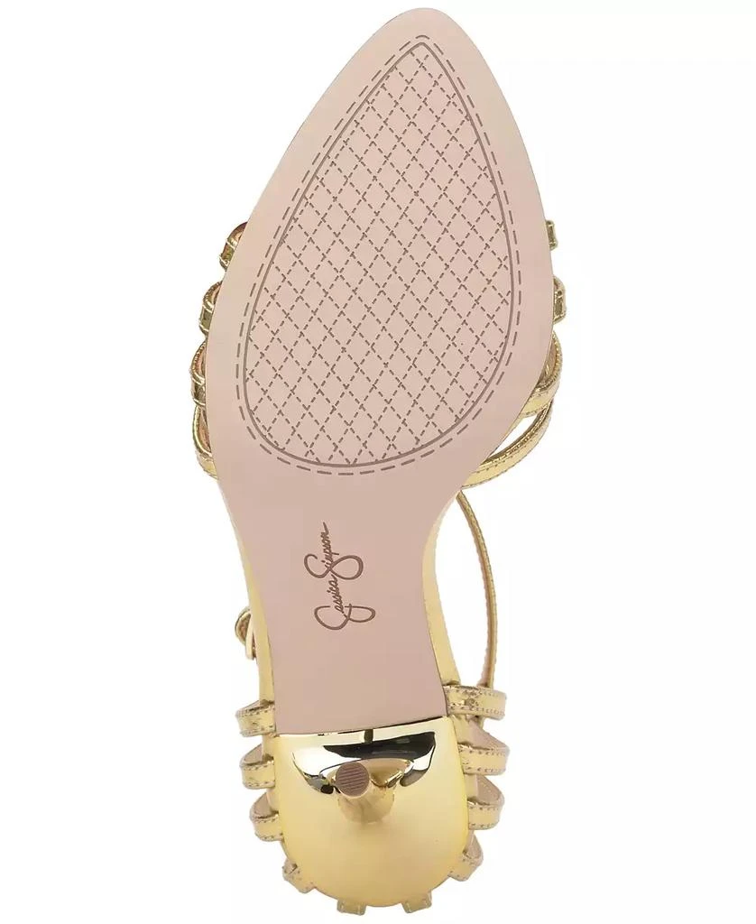 Jessica Simpson Women's Nuvire Strappy Stiletto Dress Sandals 5