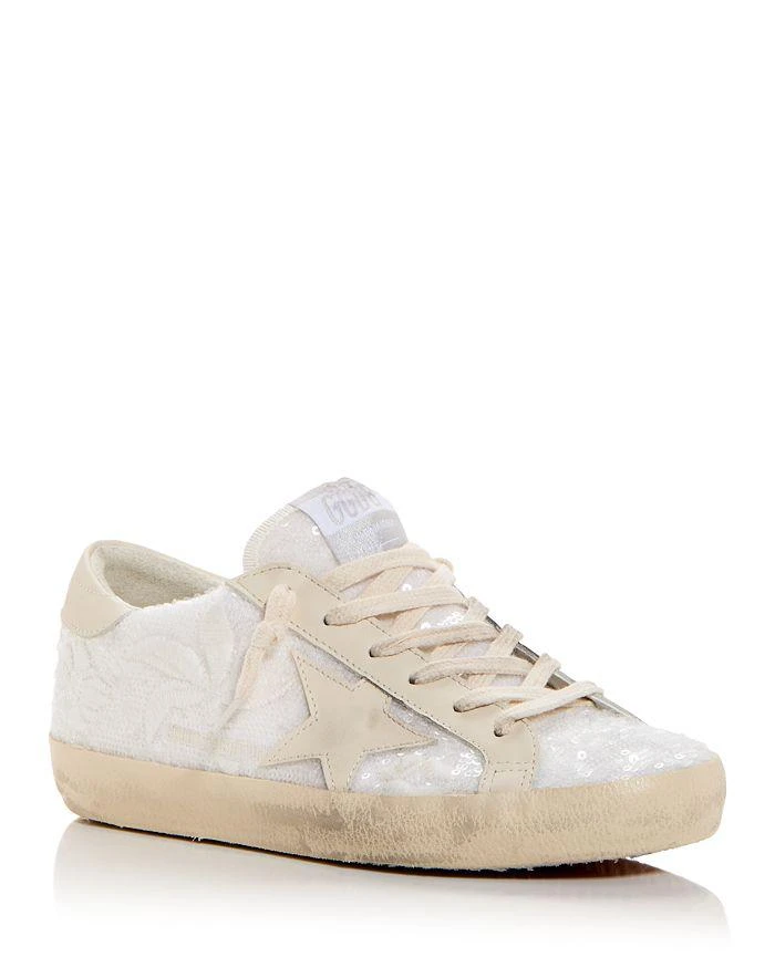 Golden Goose Women's Super-Star Sequin Embellished Low Top Sneakers 1