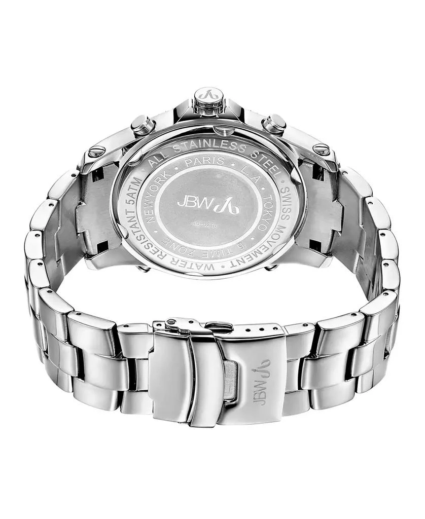 Jbw Men's Jet Setter Diamond (2 ct.t.w.) Stainless Steel Watch 2