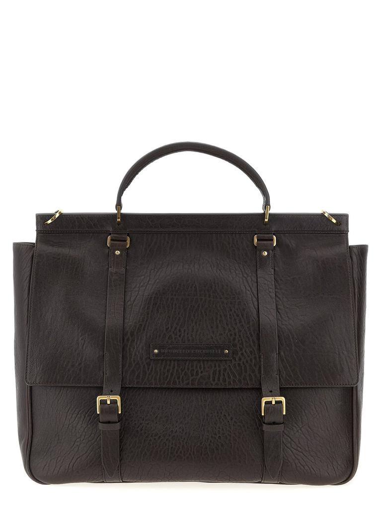 Brunello Cucinelli Brunello Cucinelli Foldover Top Briefcase