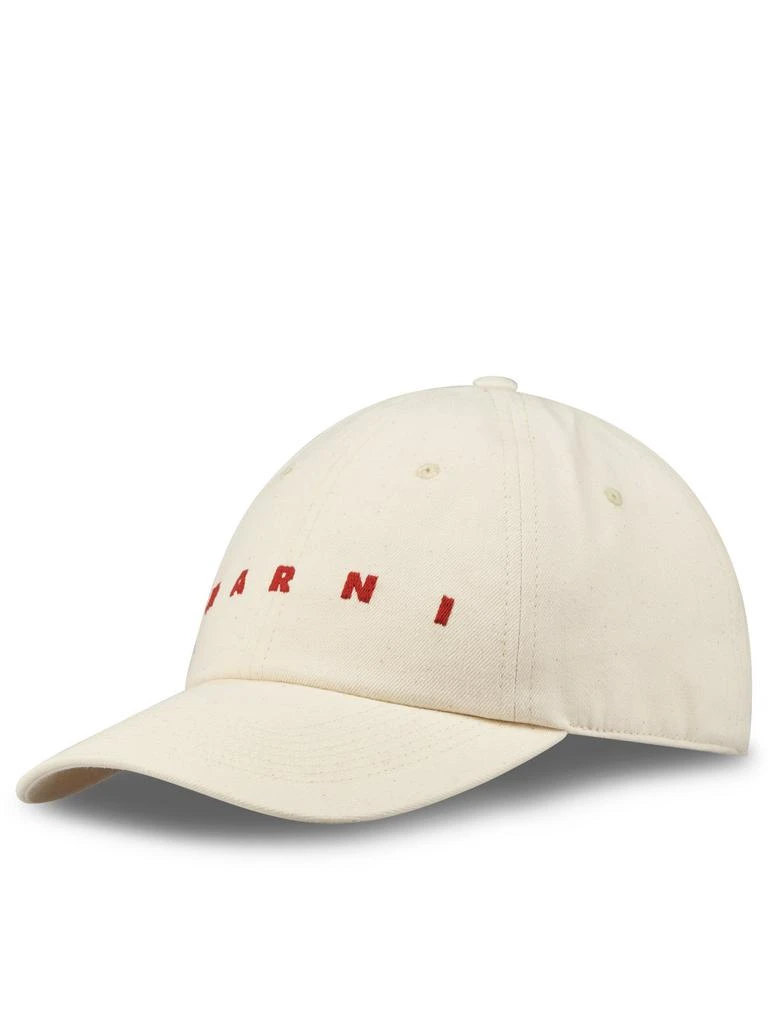 Marni Marni Logo Embroidered Cap 3