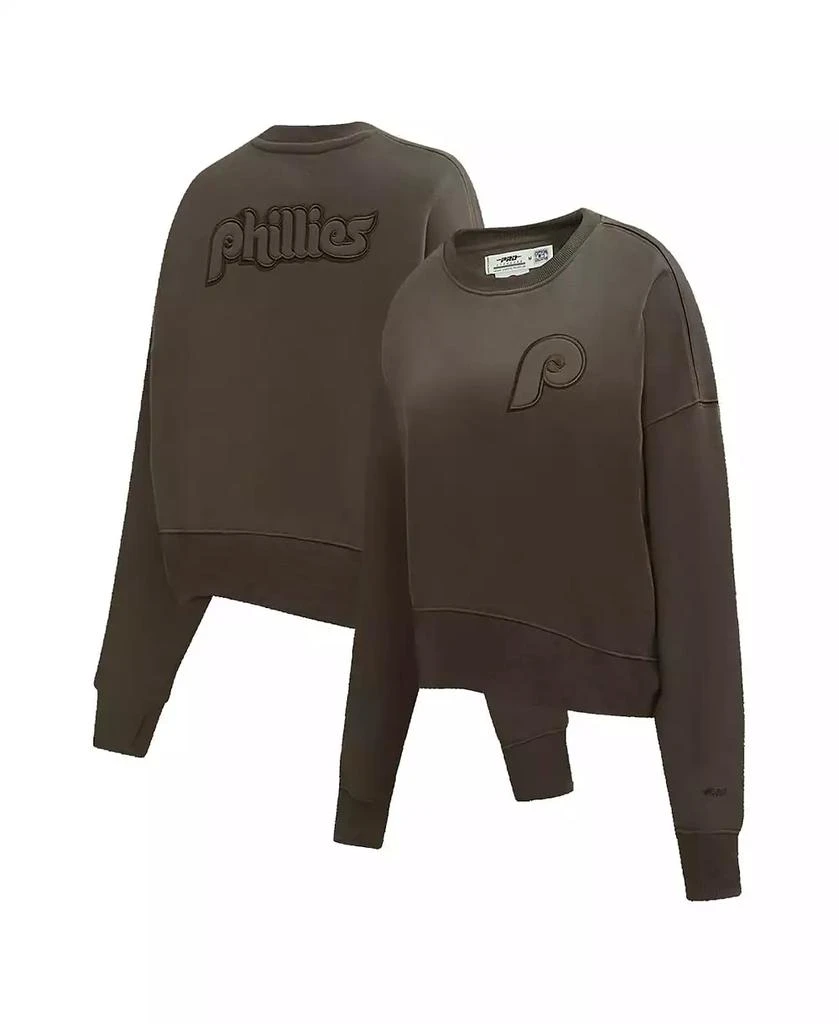 Pro Standard Women's Philadelphia Phillies Fleece Pullover Sweatshirt 1