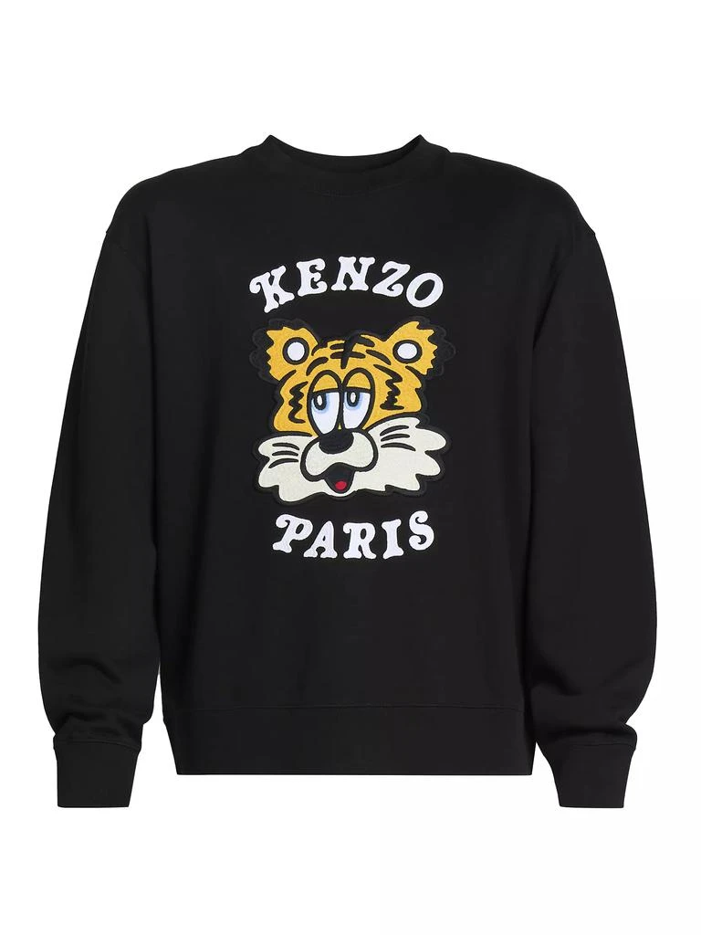 Kenzo Kenzo Verdy Market Tiger Embroidered Classic Sweatshirt 1