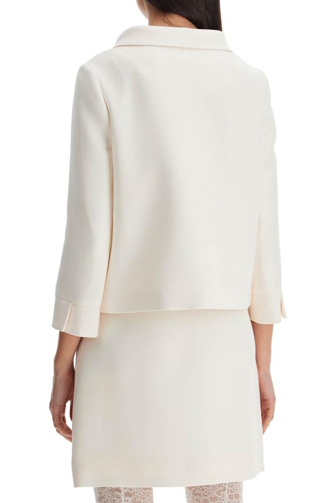 ジャケット VALENTINO CROPPED JACKET CREPE COUTRE (7B3CE3Y01CF R9M) Valentino Valentino Crepe Coutre Cropped Jacket - Jackets