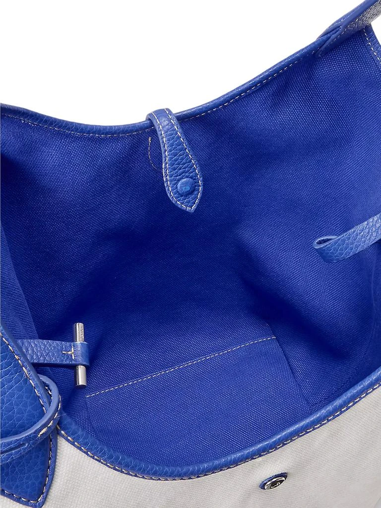 Ralph Lauren Canvas & Leather Tote Bag 5