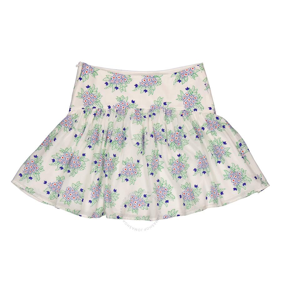 Chloé Girls Floral Print Mini Skirt