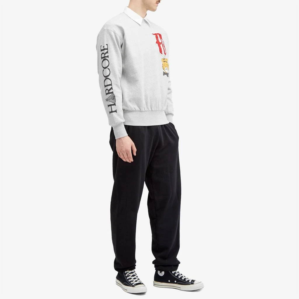 Aries Aries College Cross Grain Crew Sweat 4
