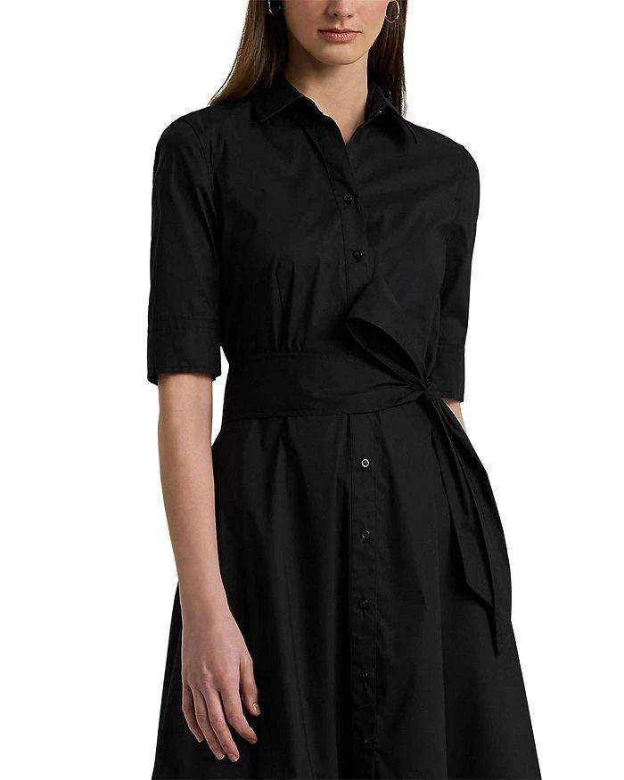 Ralph Lauren Cotton Blend Elbow Sleeve Shirt Dress 2