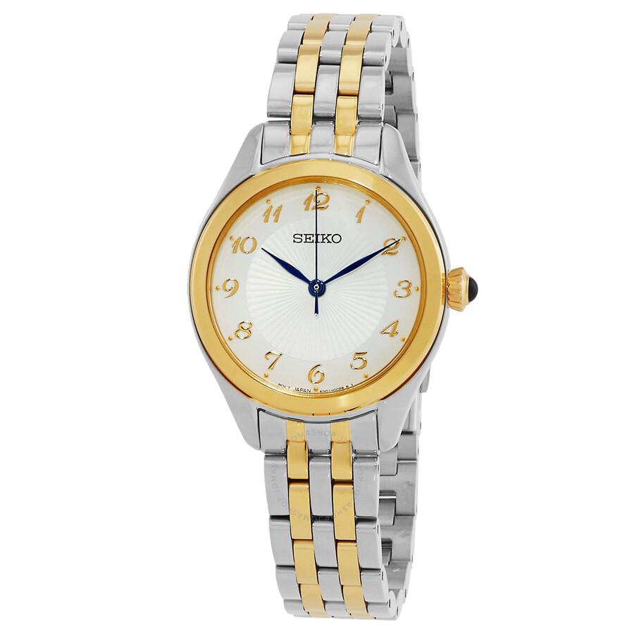 Seiko solar Mother of Pearl Dial Ladies Watch SUP466