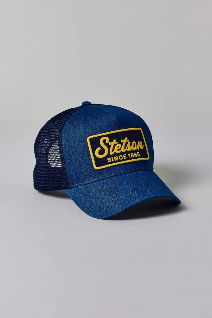 STETSON Stetson 1865 Patch Denim Trucker Hat