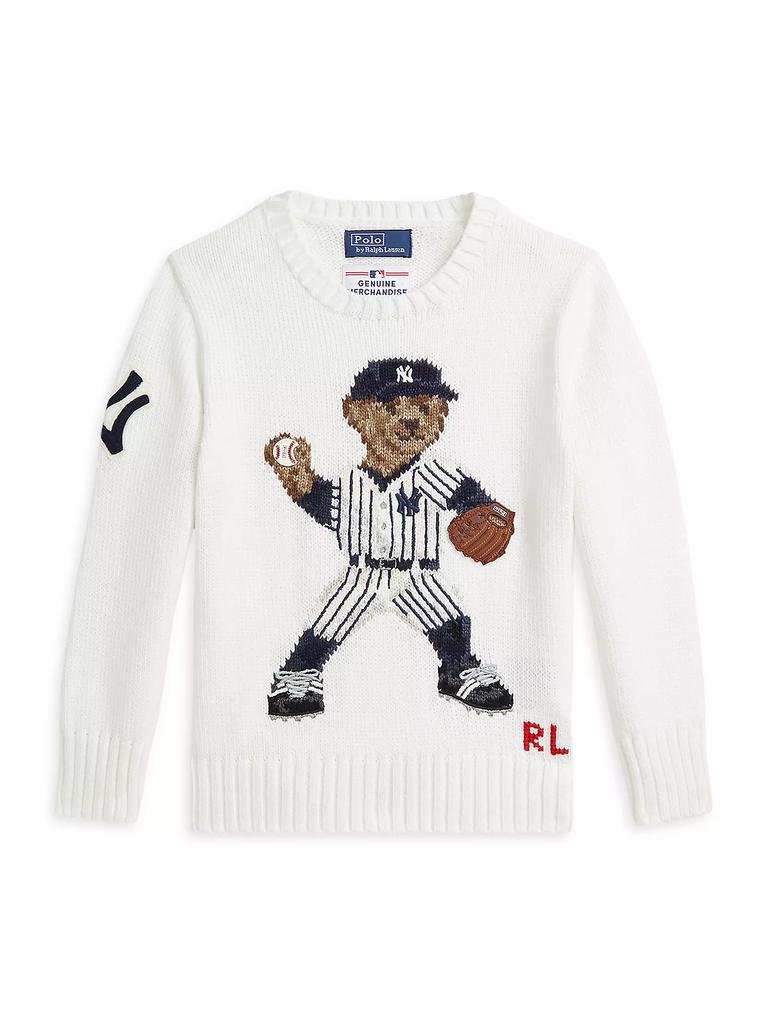 Ralph Lauren Little Boy's & Boy's MLB Yankees Polo Bear Sweater