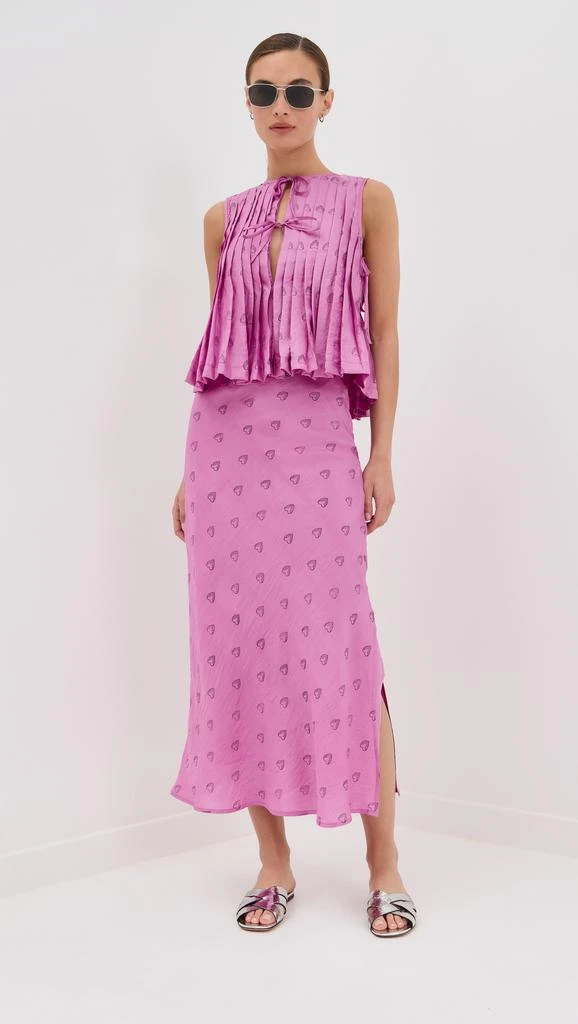 Alix of Bohemia Rhoe Fuchsia Heart Top 1