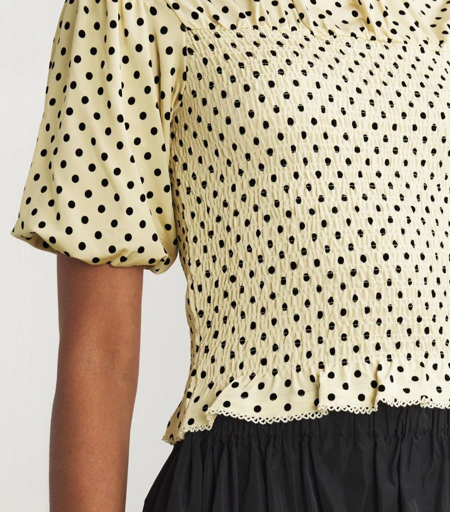 SANDRO Polka-Dot T-Shirt 6