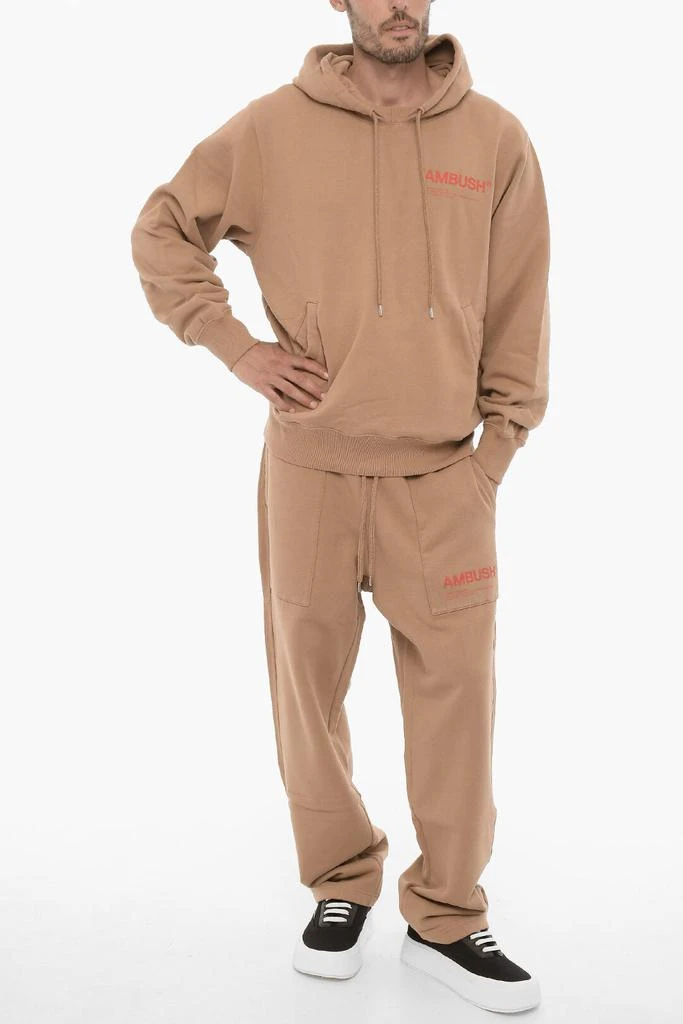 Ambush Ambush Fleeced Cotton Hoodie with Two pockets 4