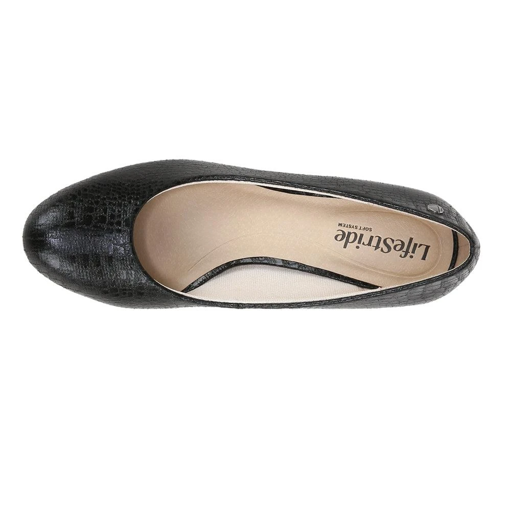 LifeStride Parigi Croc Round Toe Pumps 4