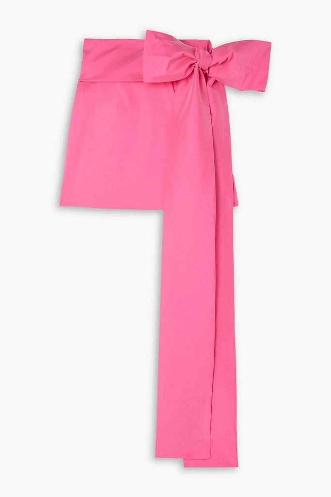 Bernadette Bernard bow-detailed taffeta mini skirt 1