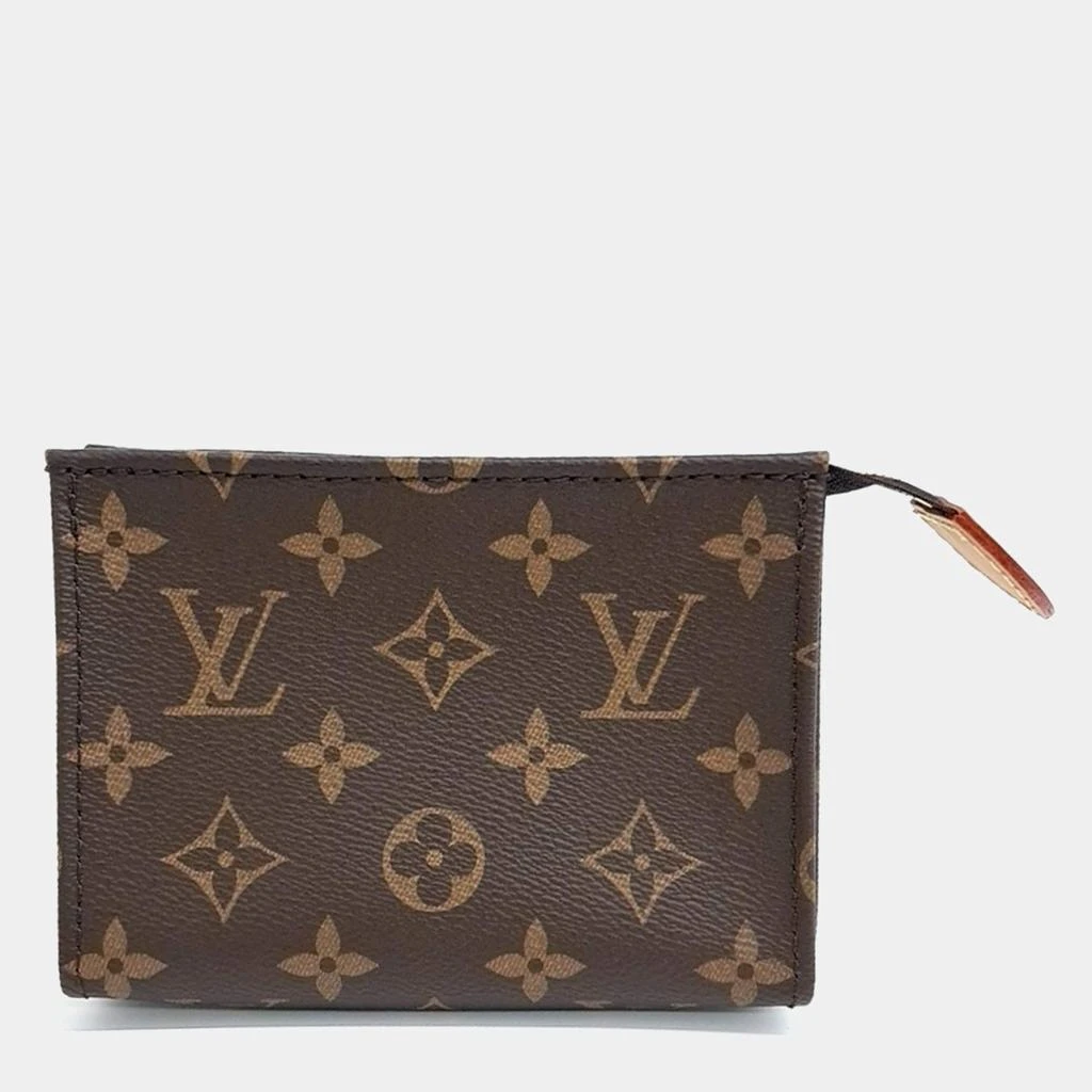 Louis Vuitton Louis Vuitton Brown Monogram Canvas Toilet Pouch on Chain 2