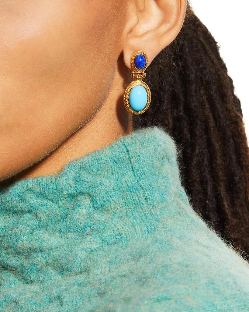 BEN-AMUN Multi Blue Drop Earrings 2