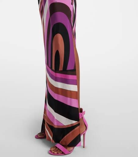 Pucci Iride silk slip dress 5