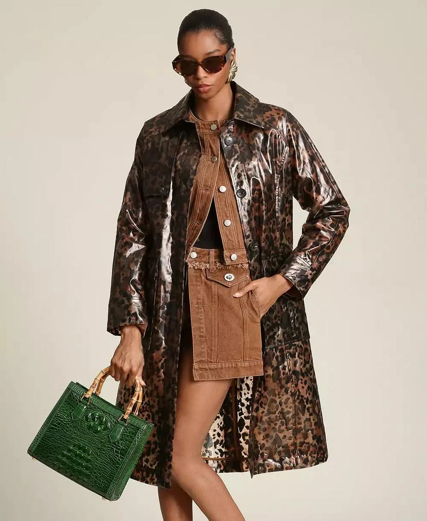 Avec Les Filles Women
s Center Front Belted Trench Coat 2