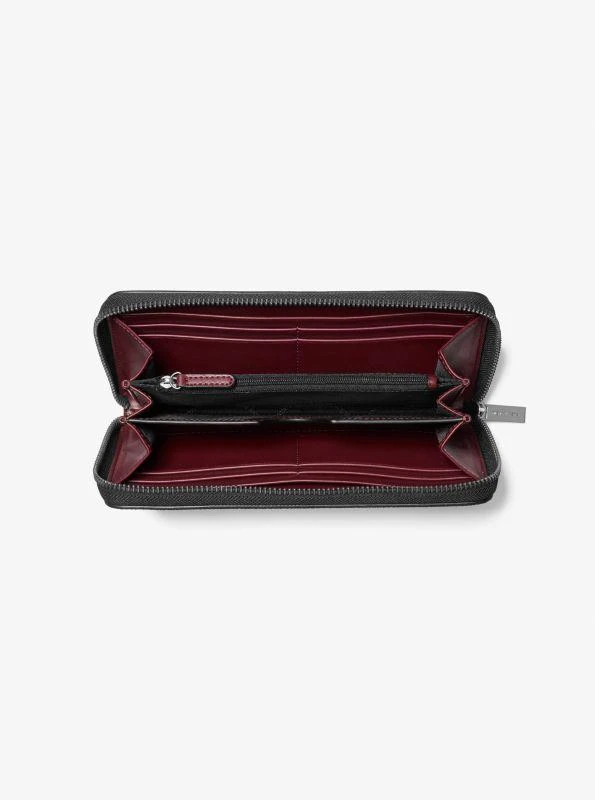 Michael Kors Rivington Signature Logo Striped Zip-Around Wallet 2