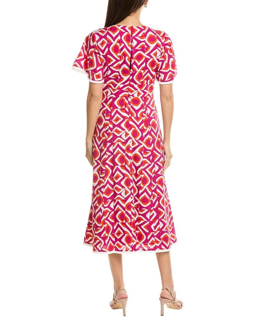 Tahari Cinched Bodice Midi Dress 2