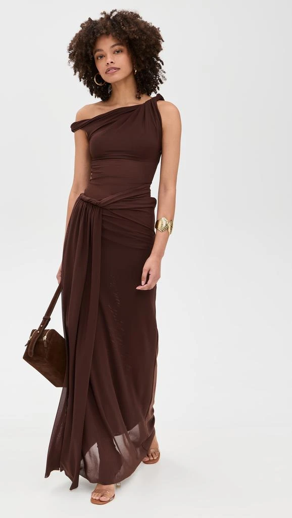 Misha The Sisal Mesh Maxi Dress 4