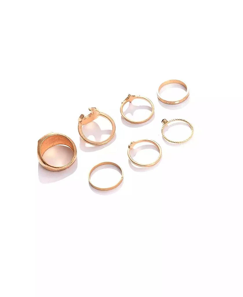 SOHI Women
s Celestrial Multi-Layer Ring 2