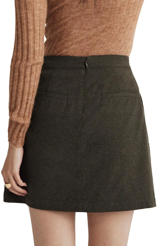 Madewell Wool-Blend Cargo Mini Skirt 2