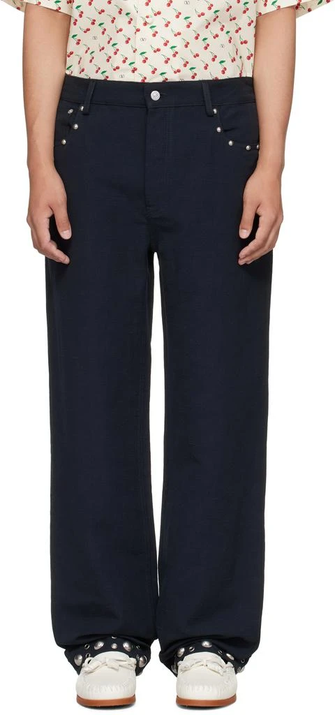 Valentino Black Studded Trousers 1