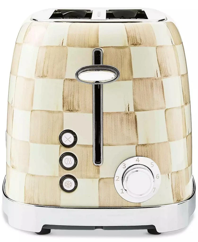 MacKenzie-Childs Mocha Check 2-Slice Toaster 2