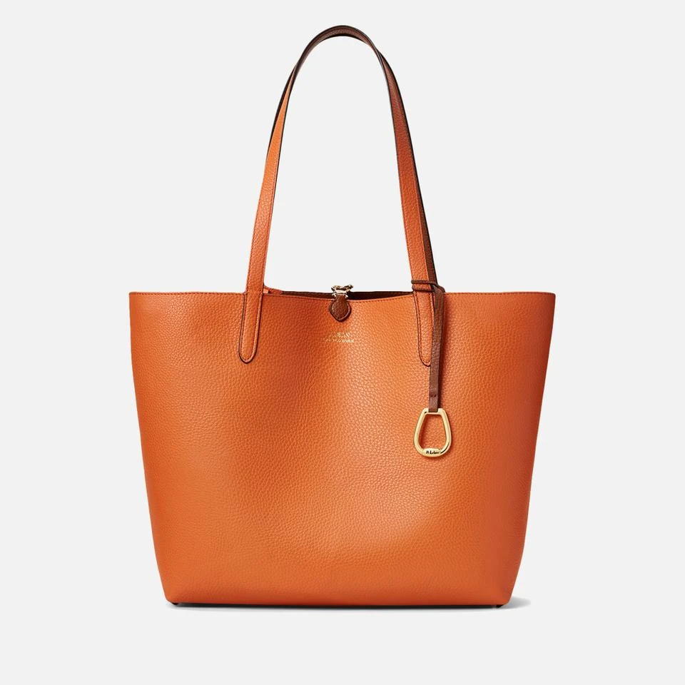Ralph Lauren Lauren Ralph Lauren Pebble-Grain Faux Leather Reversible Tote Bag 8