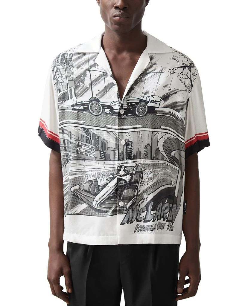 REISS Comic Graphic Camp Shirt 1