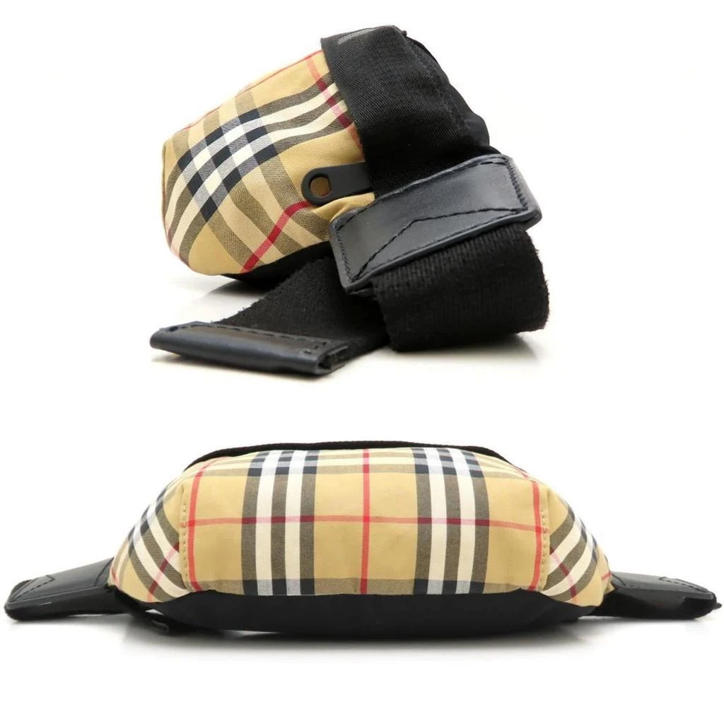 Burberry Nylon Leather Fanny Pack Sling Bag (Pre-Owned) 2