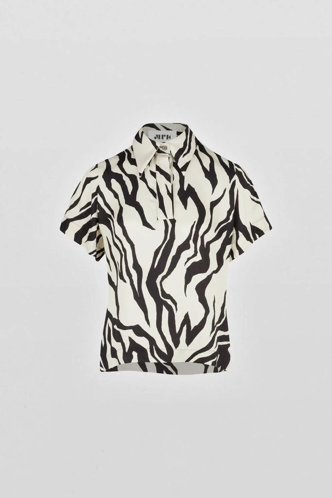 MAISON RABIH KAYROUZ Maison Rabih Kayrouz - Zebra Print Polo Shirt 3