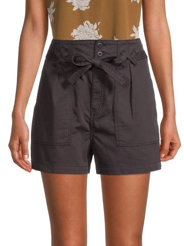 Current/Elliott The Badgley Belted Waist Shorts 1