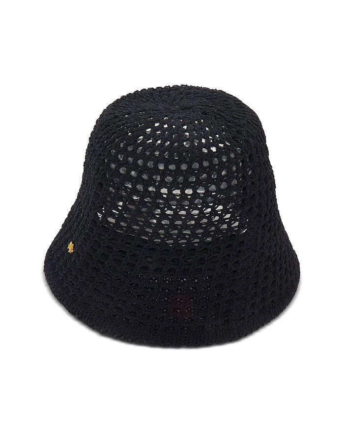Lele Sadoughi Open Weave Bucket Hat 1