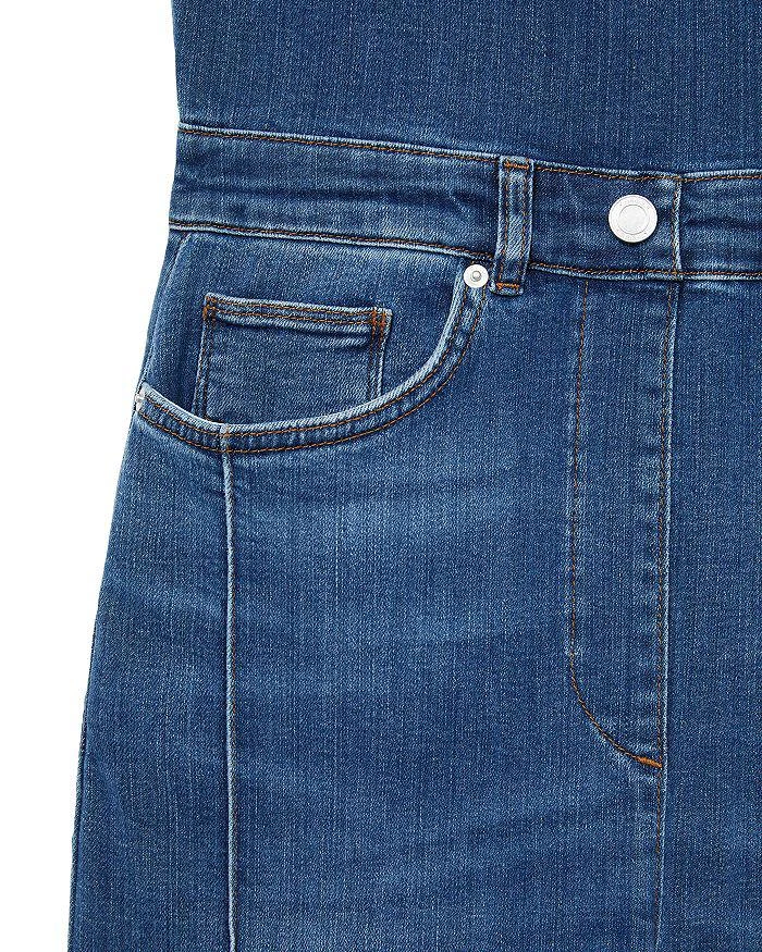 REISS Racer Detailed Denim Jumpsuit 5