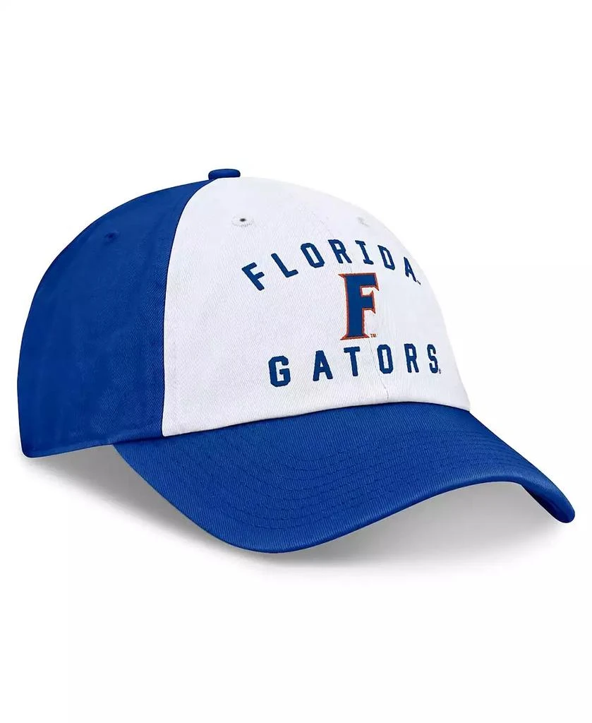 Top of the World Men's White/Royal Florida Gators Heritage Weston Adjustable Hat 3