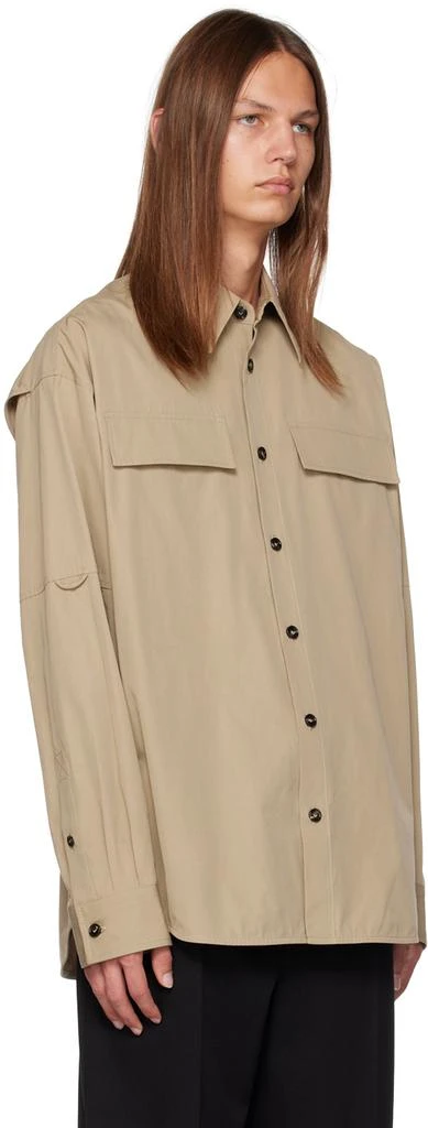 Bottega Veneta Beige Relaxed-Fit Shirt 2