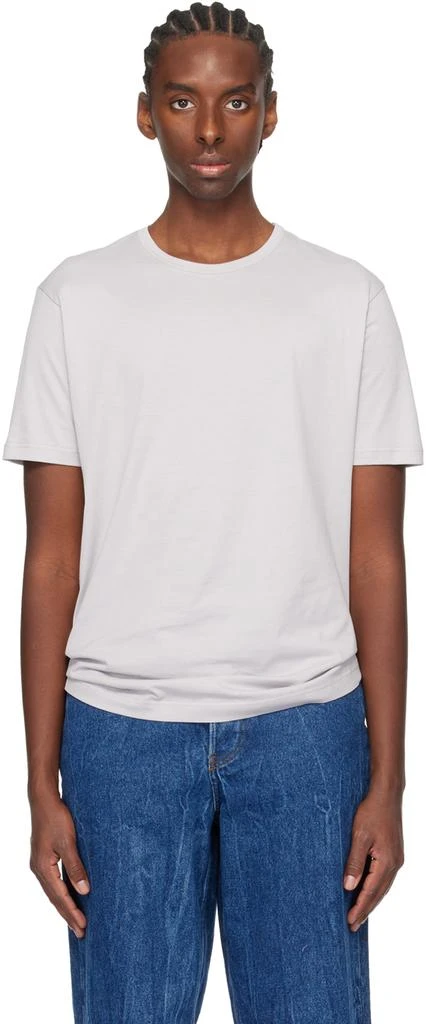 Sunspel Gray Classic T-Shirt 1