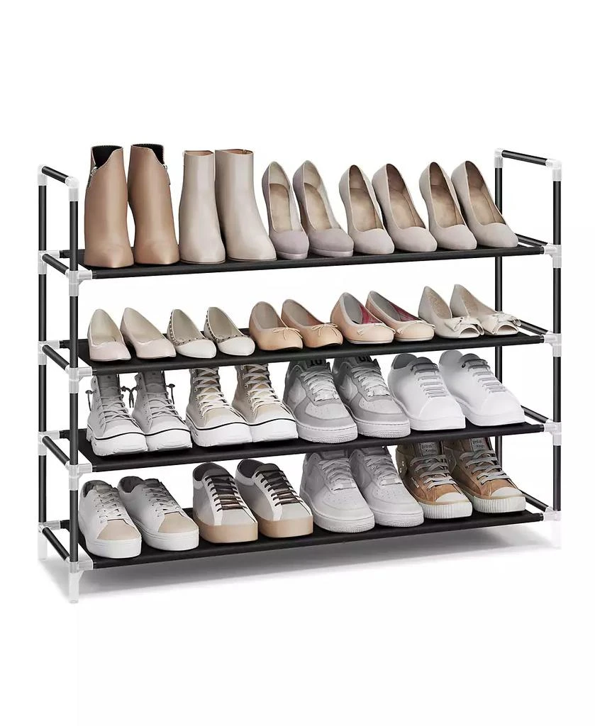 SONGMICS HOME Modern 3 Tiered Shoe Rack