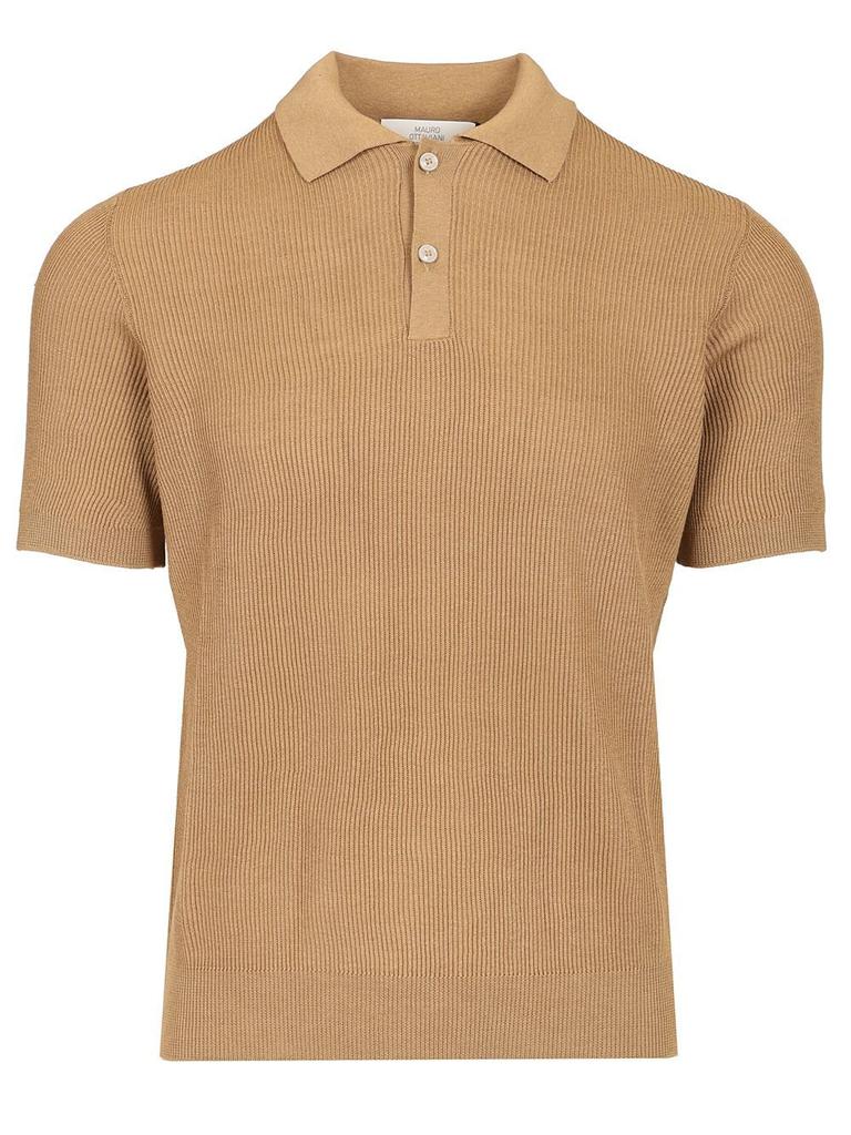 mauro ottaviani Mauro Ottaviani Ribbed Knit Polo